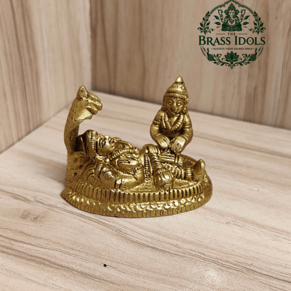 Brass Lakshmi Narayan Statue 2 Inch