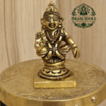 Brass Ayyappa Swami Statue 2 Inch