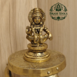 Brass Ayyappan Swami Statue 2.5 Inch