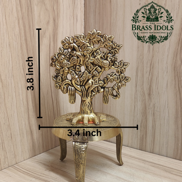 Brass Kalpavriksha Tree 3.8 Inch