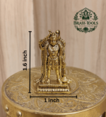 Premium Brass Karuppasamy Statue 1.6 Inch
