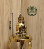 Brass Buddha Statue 3.2 Inch