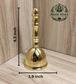 Premium Brass Pooja Bell 4.5 Inch