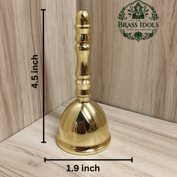 Premium Brass Pooja Bell 4.5 Inch