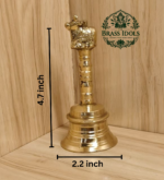 Brass Pooja Bell 4.7 Inch – 260g