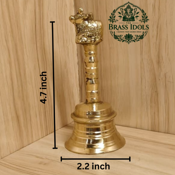 Brass Pooja Bell 4.7 Inch – 260g