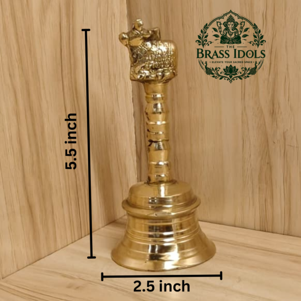 Brass Pooja Bell 5.5 Inch – 350g