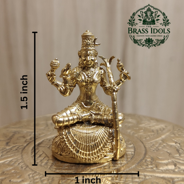 Panchaloha Kamatchi Amman Statue 1.5 Inch