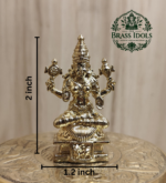 Panchaloha Lakshmi Statue 2 Inch