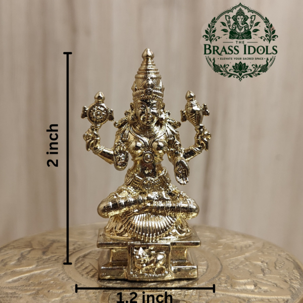 Panchaloha Lakshmi Statue 2 Inch