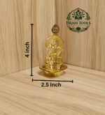 Brass Om Muruga Vilakku 4 Inch