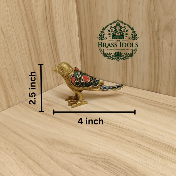 Brass Sparrow Idol 2.5 Inch