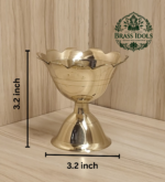 Brass Devdas Diya 3.2 Inch