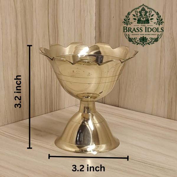 Brass Devdas Diya 3.2 Inch