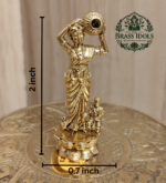 Panchaloha Lady Figurine Statue 2 Inch