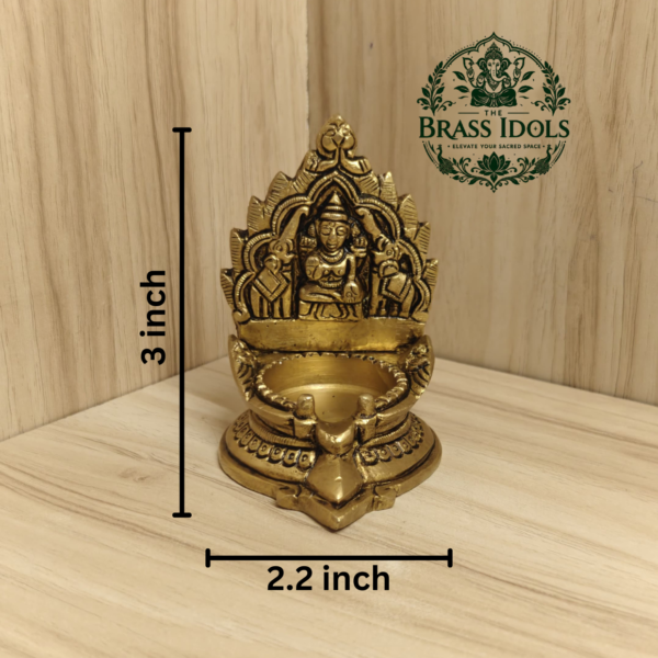 Brass Gajalakshmi Vilakku 3 Inch