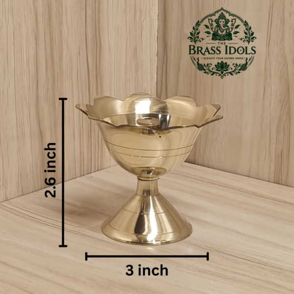 Brass Devdas Diya 2.6 Inch