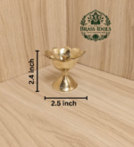 Brass Devdas Diya 2.4 Inch