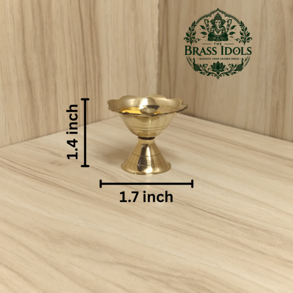 Brass Devdas Diya 1.4 Inch