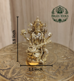 Panchaloha Saraswati Idol 1.5 Inch