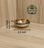 Brass Kuber Diya 2.5 Inch