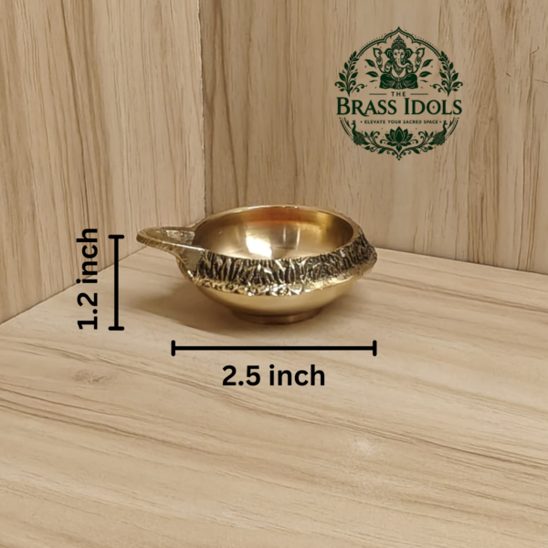Brass Kuber Diya 2.5 Inch
