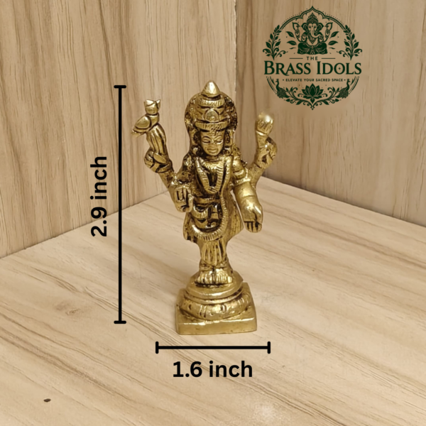 Brass Vasavi Kanyaka Parameshwari Devi Statue 2.9 Inch