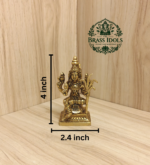 Brass Kamatchi Amman Statue 4 Inch