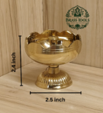 Brass Tomato Diya 2.4 Inch