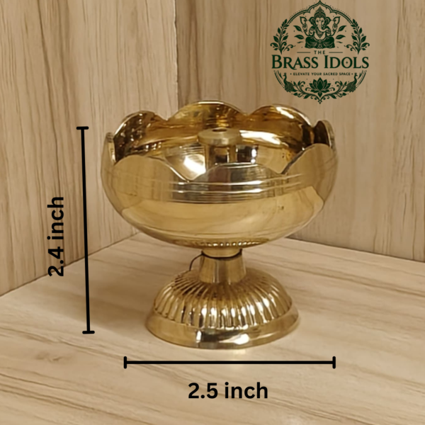 Brass Tomato Diya 2.4 Inch