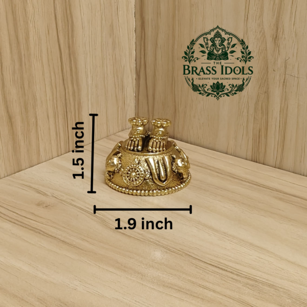 Premium Brass Perumal Padham 1.5 Inch
