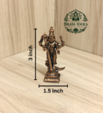 Copper Murugan Statue 3 Inch