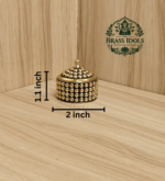 Brass Sindoor Box 2 Inch