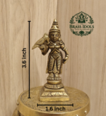 Brass Madurai Meenakshi Statue 3.4 Inch