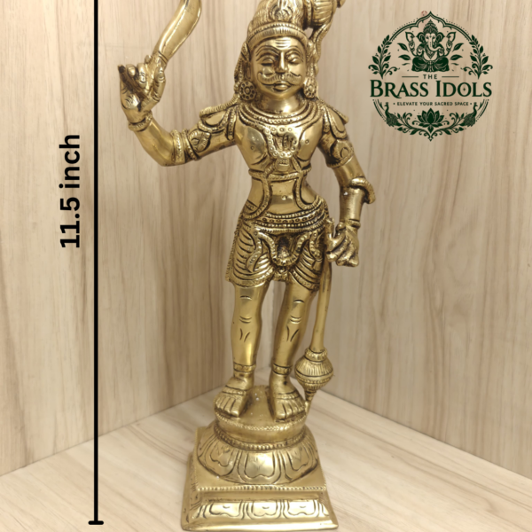 Bronze Karuppasamy Statue 11.5 Inch