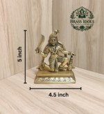 Bronze Nondi Karuppasamy Statue 5 Inch