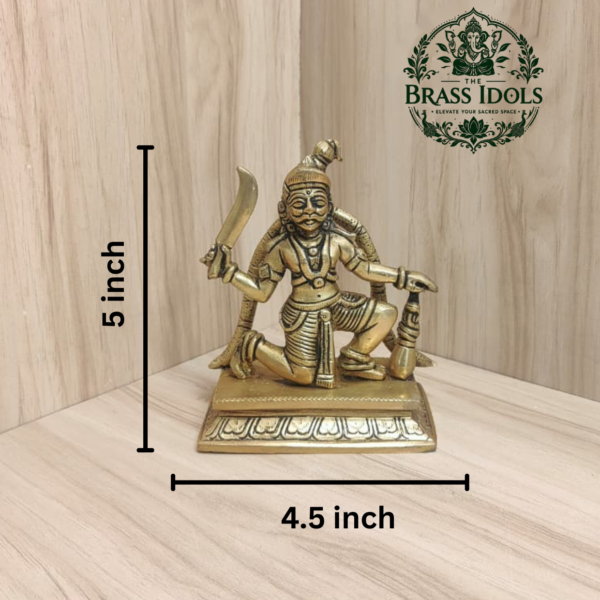 Bronze Nondi Karuppasamy Statue 5 Inch
