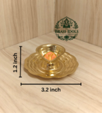 Brass Mini Table Oil Lamp 3.2 Inch