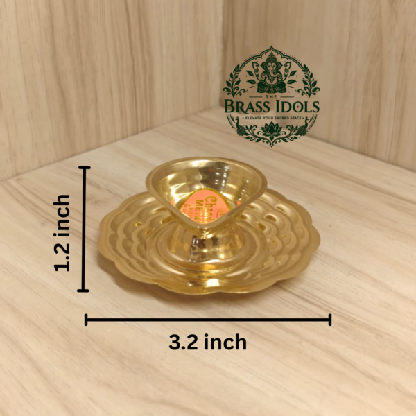 Brass Mini Table Oil Lamp 3.2 Inch