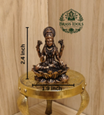 Copper Lakshmi Idol 2.4 Inch