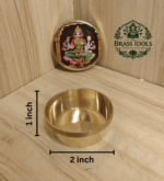 Brass Varahi Kumkum Chimil 2 Inch