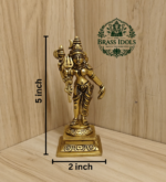 Brass Ardhanarishvara Statue 5 Inch