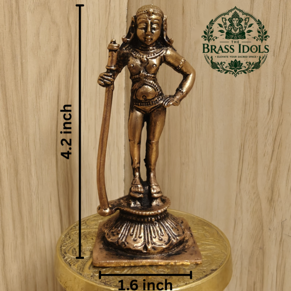Copper Dhandayuthapani Swamy Idol 4.2 Inch