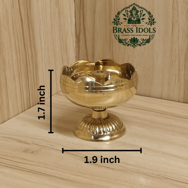 Brass Tomato Diya 1.7 Inch