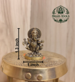 Miniature Brass Ganesh Murti 1.3 Inch