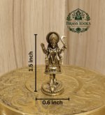 Miniature Brass Kali Statue 1.5 Inch