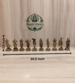 Premium Brass Dasavatharam Set 9 Inch
