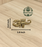 Miniature Brass Scorpion Figurine 1.8 Inch