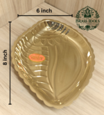 Brass Shanku Plate 8 Inch