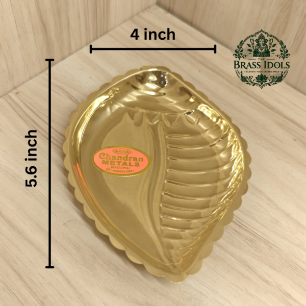 Brass Shanku Plate 5.6 Inch